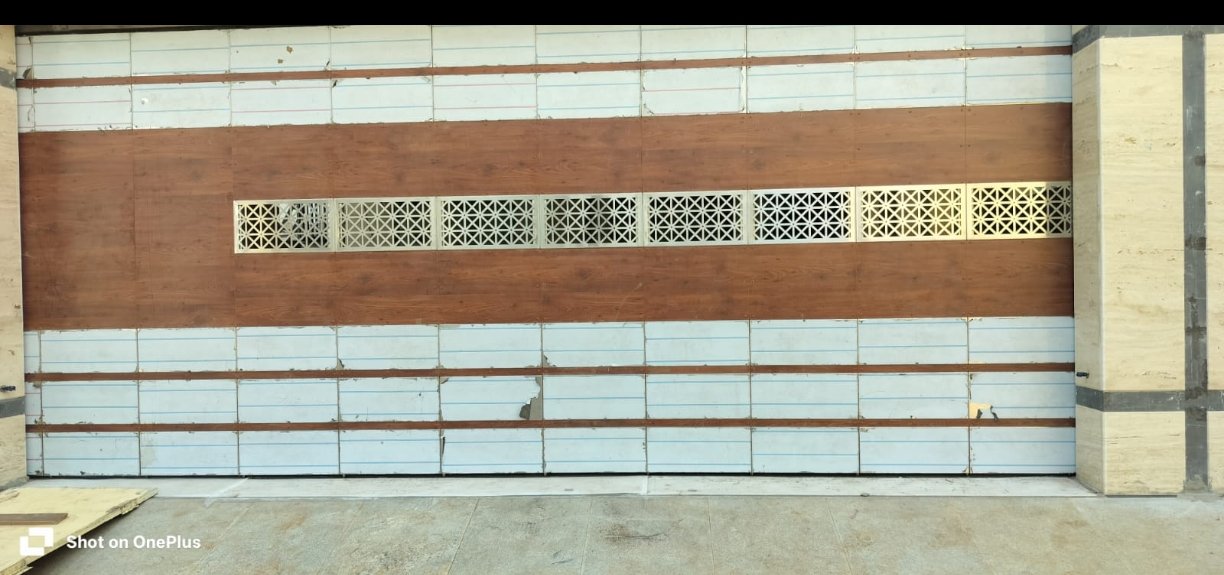 Designer gate — decorative jali panels